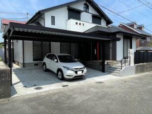 駐車場増設リフォーム工事